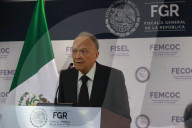 Mexican Attorney General Alejandro Gertz Manero Holds News Conference