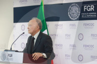 Mexican Attorney General Alejandro Gertz Manero Holds News Conference