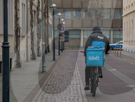 Wolt Delivery Rider In Germany