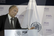 Alejandro Gertz Manero 'Rancho Izaguirre Case' News Conference