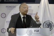 Alejandro Gertz Manero 'Rancho Izaguirre Case' News Conference