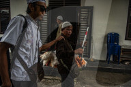 Medan's Blind Union Members Daily-life 