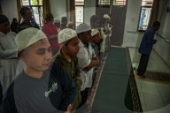Medan's Blind Union Members Daily-life 
