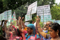 India  Tribal People Protest