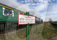 Canadian Pacific steam locomotive restored in Ropley, UK.