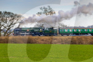 Canadian Pacific steam locomotive restored in Ropley, UK.