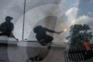 Protest Against the Revision of Military Law