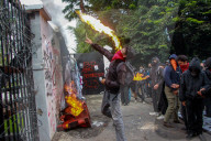 Protest Against the Revision of Military Law