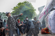 Protest Against the Revision of Military Law