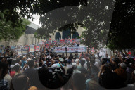 Protest In Dhaka Against Attacks On Palestine