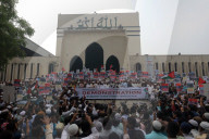 Protest In Dhaka Against Attacks On Palestine