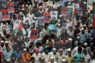 Protest In Dhaka Against Attacks On Palestine