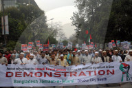 Protest In Dhaka Against Attacks On Palestine