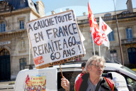 Protest In Paris, France
