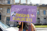 Protest In Paris, France