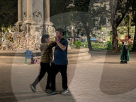 Nighttime Social Dancing In The Vietnamese Capital Of Hanoi