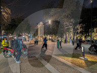 Nighttime Social Dancing In The Vietnamese Capital Of Hanoi