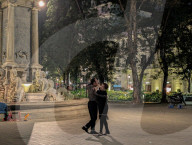 Nighttime Social Dancing In The Vietnamese Capital Of Hanoi