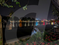 Romantic Evening By Hoan Kiem Lake In Hanoi