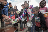 Gaza food distribution