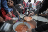 Gaza food distribution