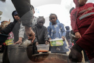 Gaza food distribution
