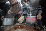 Gaza food distribution