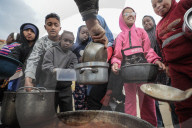 Gaza food distribution