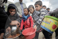 Gaza food distribution