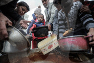 Gaza food distribution
