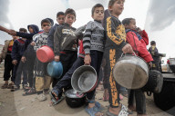 Gaza food distribution
