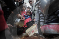Gaza food distribution