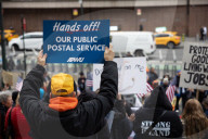 U.S. Postal Service Workers National Day Of Action Against Privatization