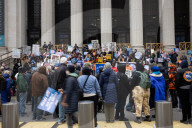 U.S. Postal Service Workers National Day Of Action Against Privatization