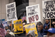 U.S. Postal Service Workers National Day Of Action Against Privatization