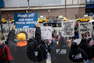 U.S. Postal Service Workers National Day Of Action Against Privatization