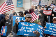 U.S. Postal Service Workers National Day Of Action Against Privatization