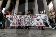 Pro-Palestinian Demonstrators In Rome Protest Israel's Renewed Bombing Campaign Against Gaza