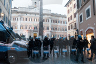 Pro-Palestinian Demonstrators In Rome Protest Israel's Renewed Bombing Campaign Against Gaza