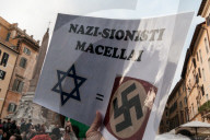 Pro-Palestinian Demonstrators In Rome Protest Israel's Renewed Bombing Campaign Against Gaza