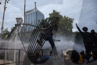 Student Protest Against Military Law