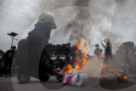 Student Protest Against Military Law