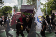 Student Protest Against Military Law