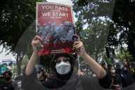 Student Protest Against Military Law