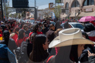 Teachers Protest At The International Bridge In Ciudad Juárez