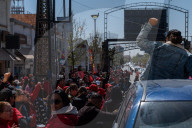Teachers Protest At The International Bridge In Ciudad Juárez