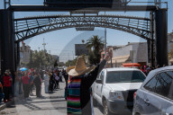 Teachers Protest At The International Bridge In Ciudad Juárez