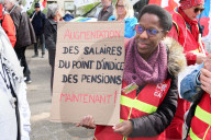 Pension Reform Protesters In Lyon