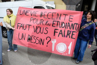 Protesters From The Cultural Sector In Lyon