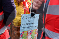 Pension Reform Protesters In Lyon